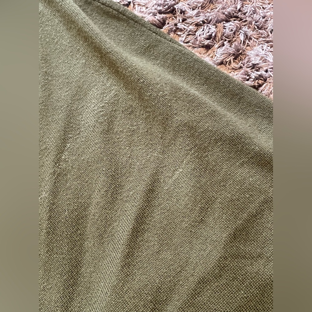 Calvin Klein Olive Green Turtleneck Sweater Dress in Women’s Large - Picture 6 of 9